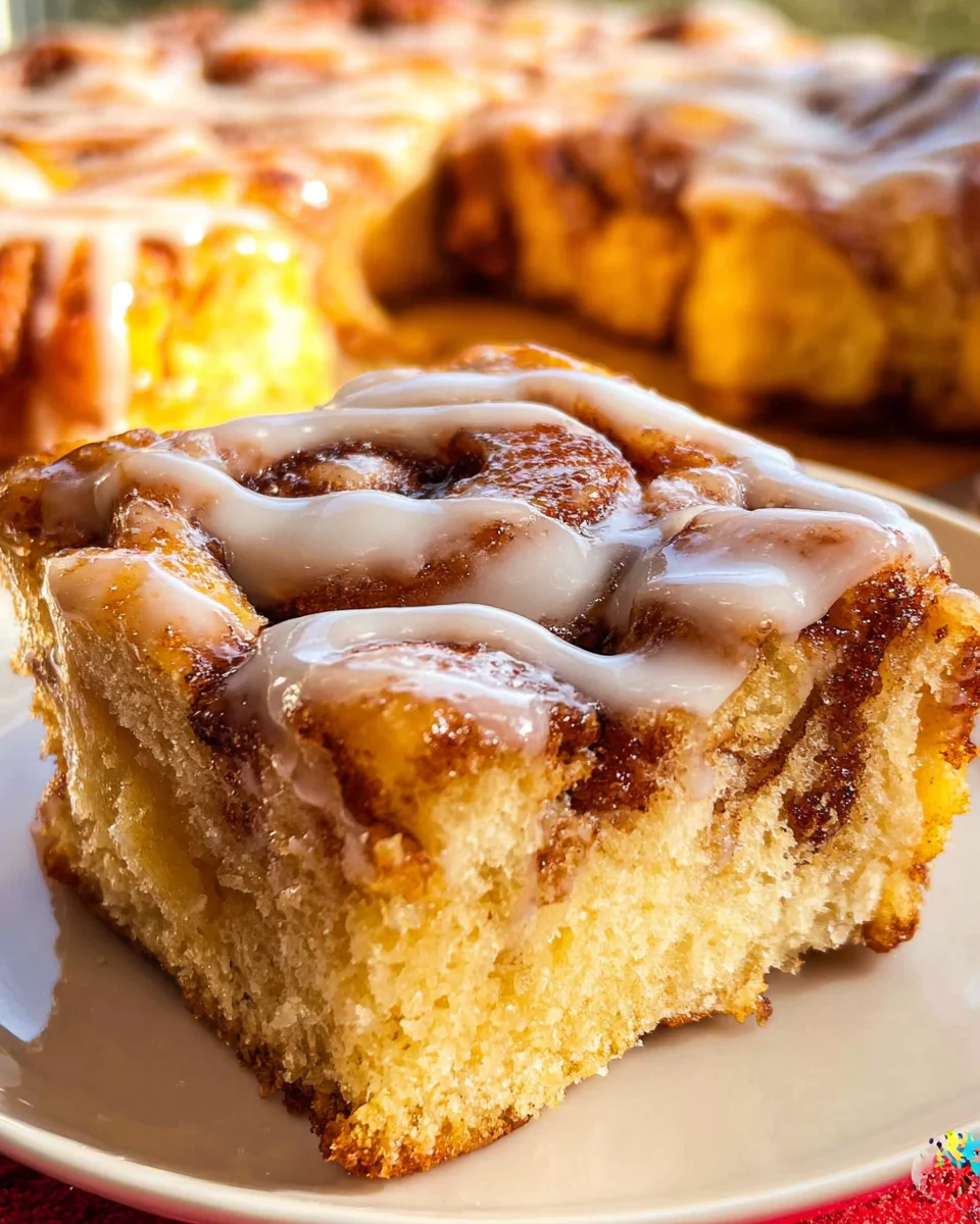 Cinnamon Roll Cake Delight