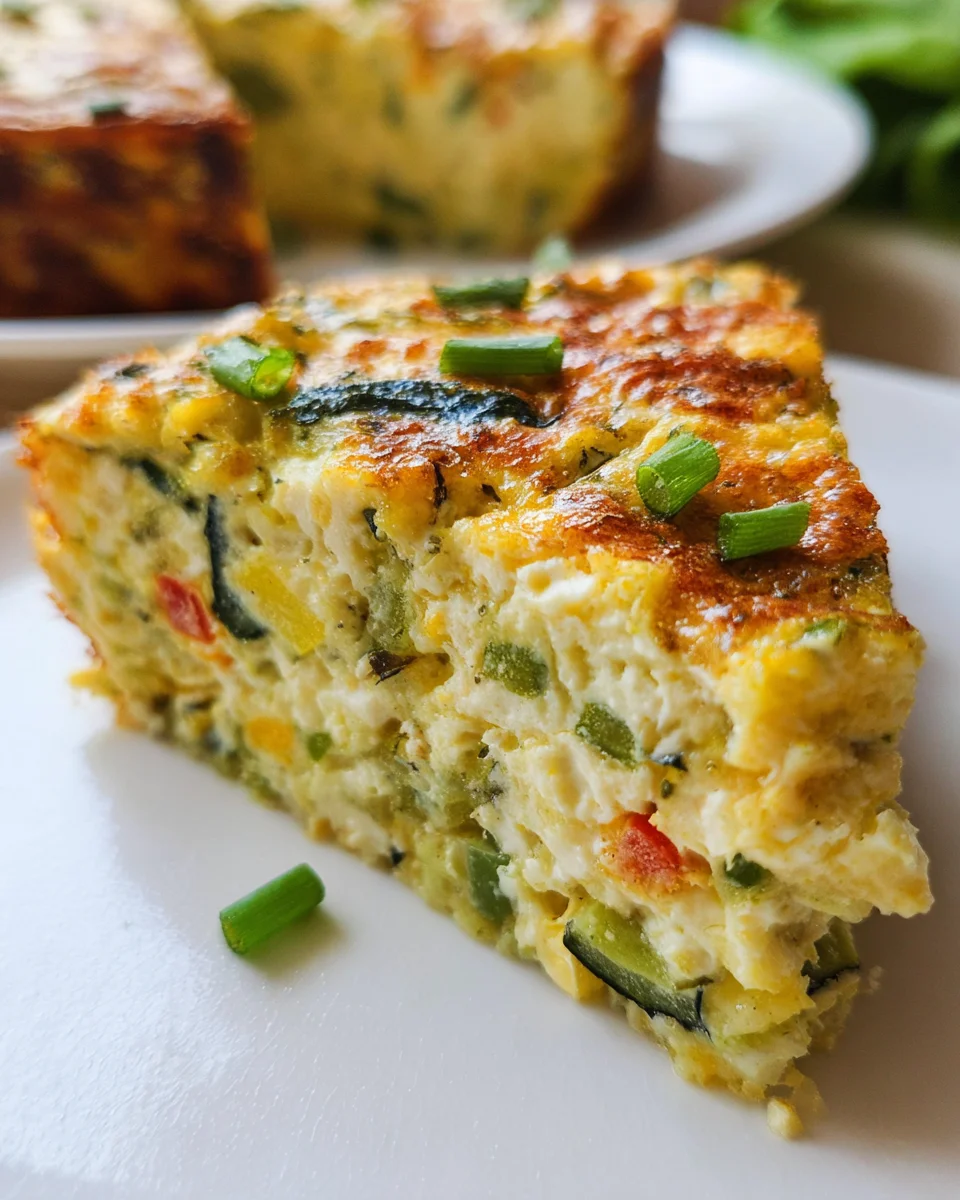 Cottage Cheese Crustless Quiche