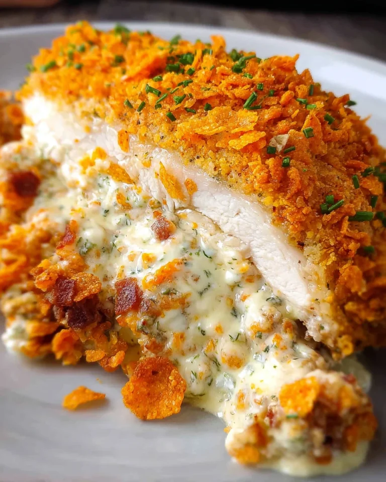 Cream Cheese and Bacon Stuffed Doritos Chicken