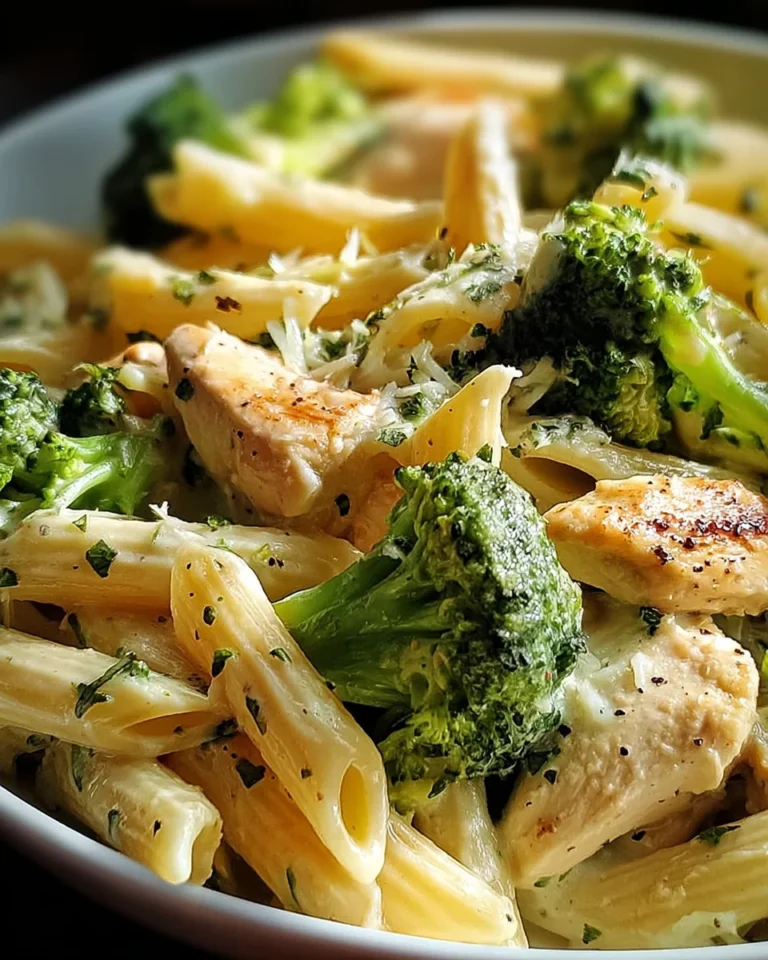 Creamy Broccoli and Chicken Penne
