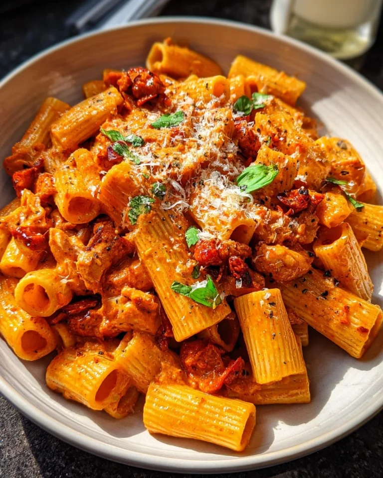 Creamy Chicken and Chorizo Pasta