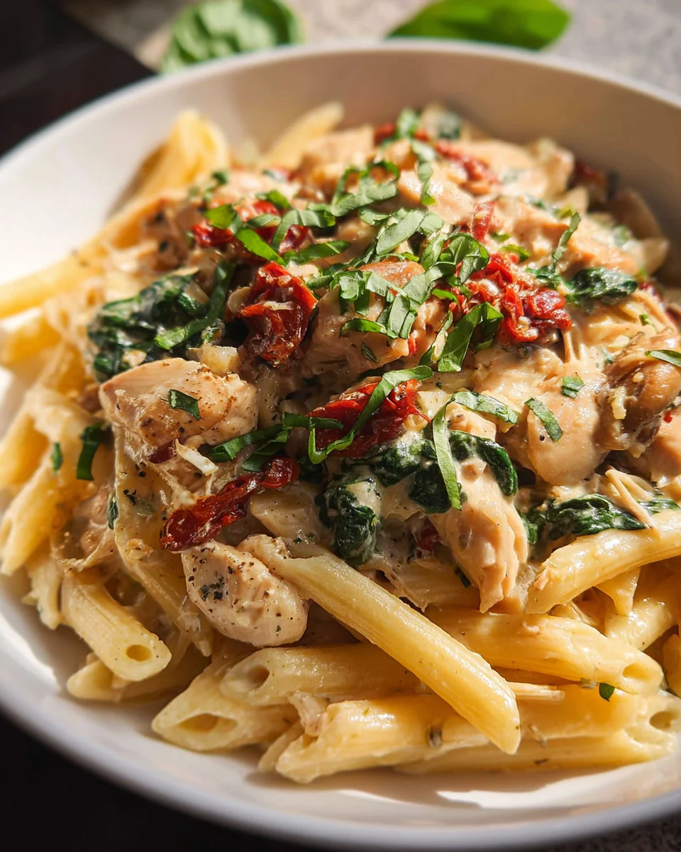 Crock Pot Creamy Chicken Pasta 27 Crock