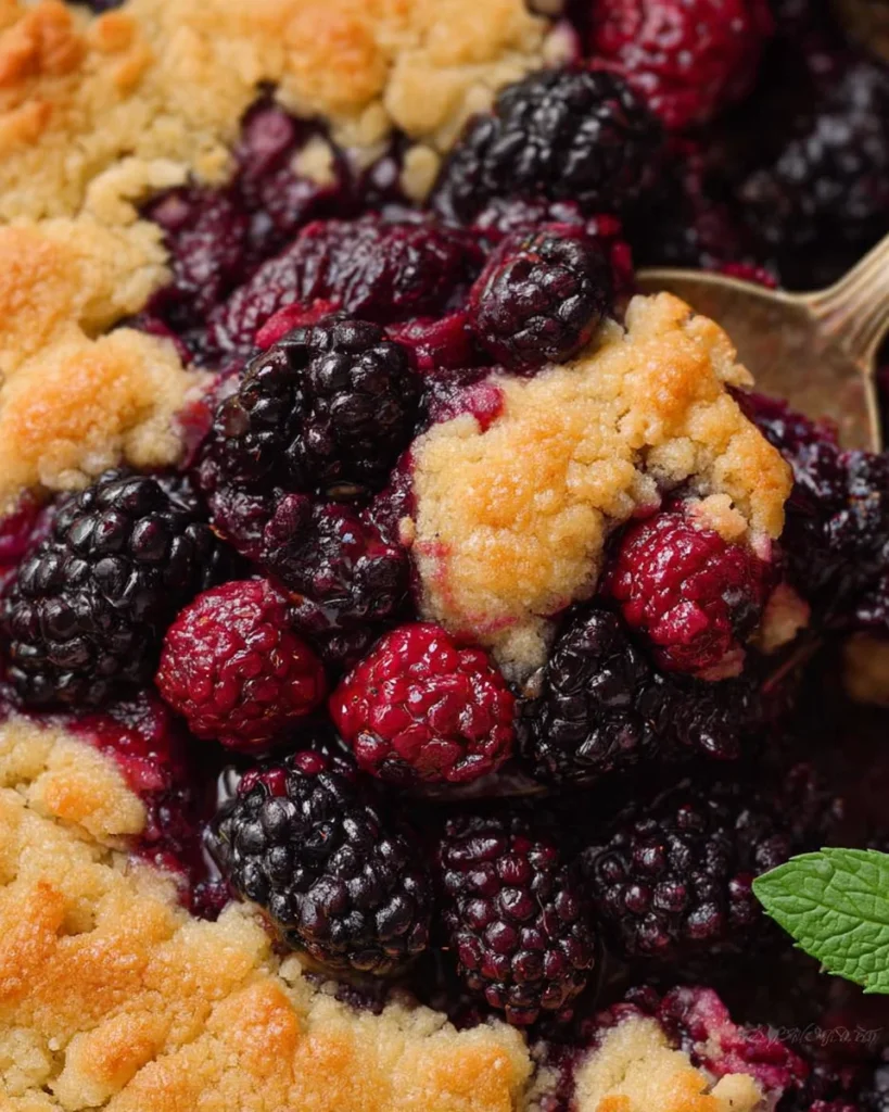 Grandma's Old Fashioned Blackberry Cobbler