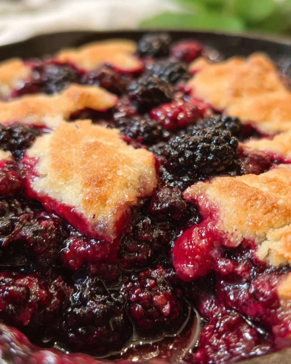 Grandmas Old Fashioned Blackberry Cobbler 2