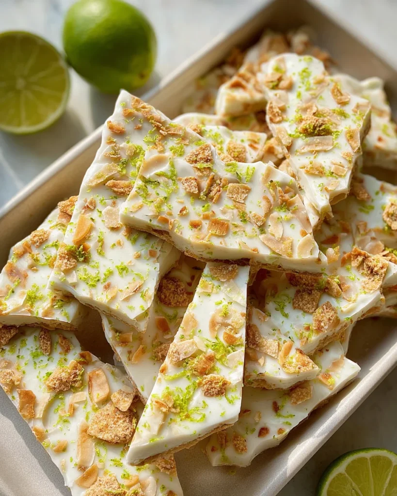 Key Lime Pie Yogurt Bark Recipe
