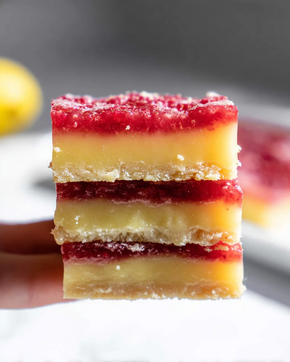 Lemon Raspberry Bars 18 Lemon