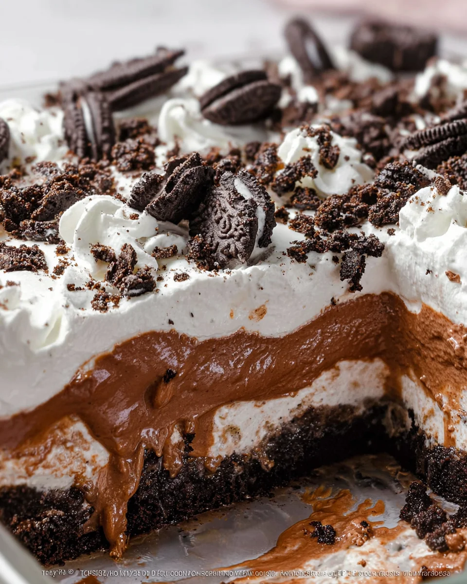 Mocha Oreo No Bake Dessert