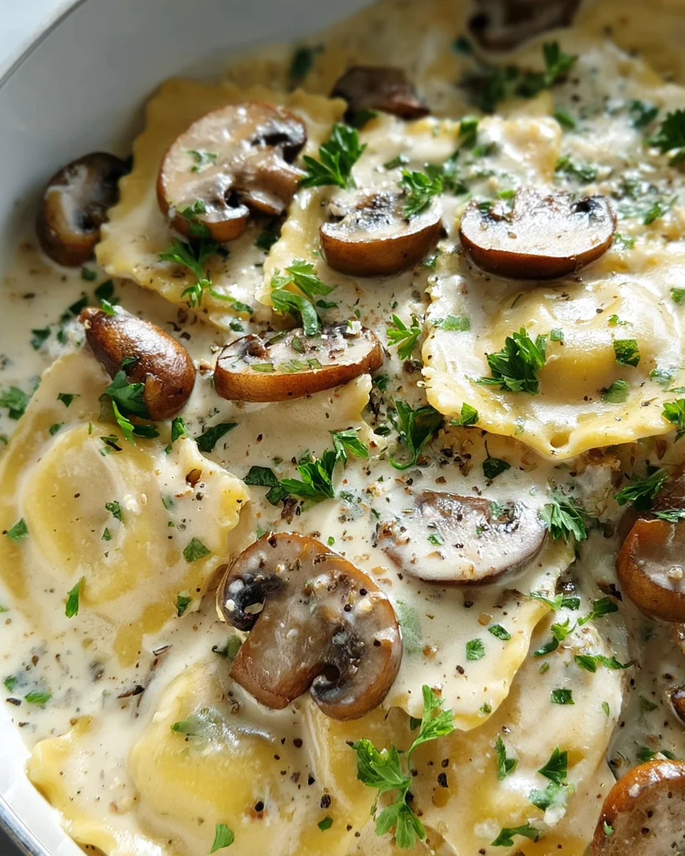 Mushroom Ravioli Sauce