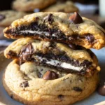 Oreo Stuffed Chocolate Chip Cookies