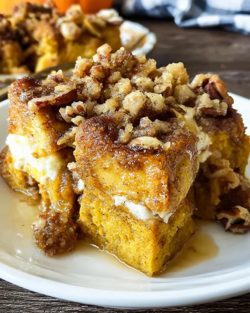 Pumpkin French Toast Casserole