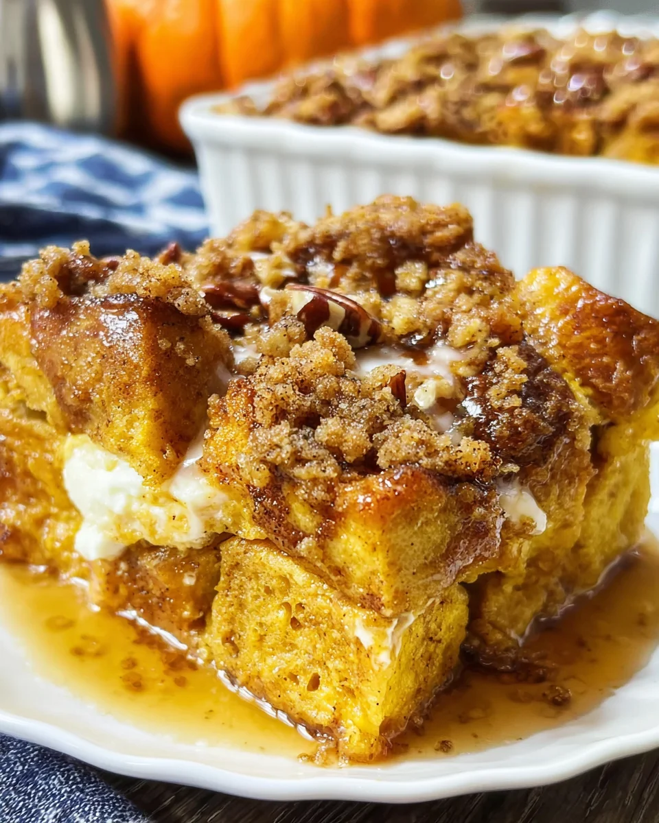 Pumpkin French Toast Casserole 24 Pumpkin