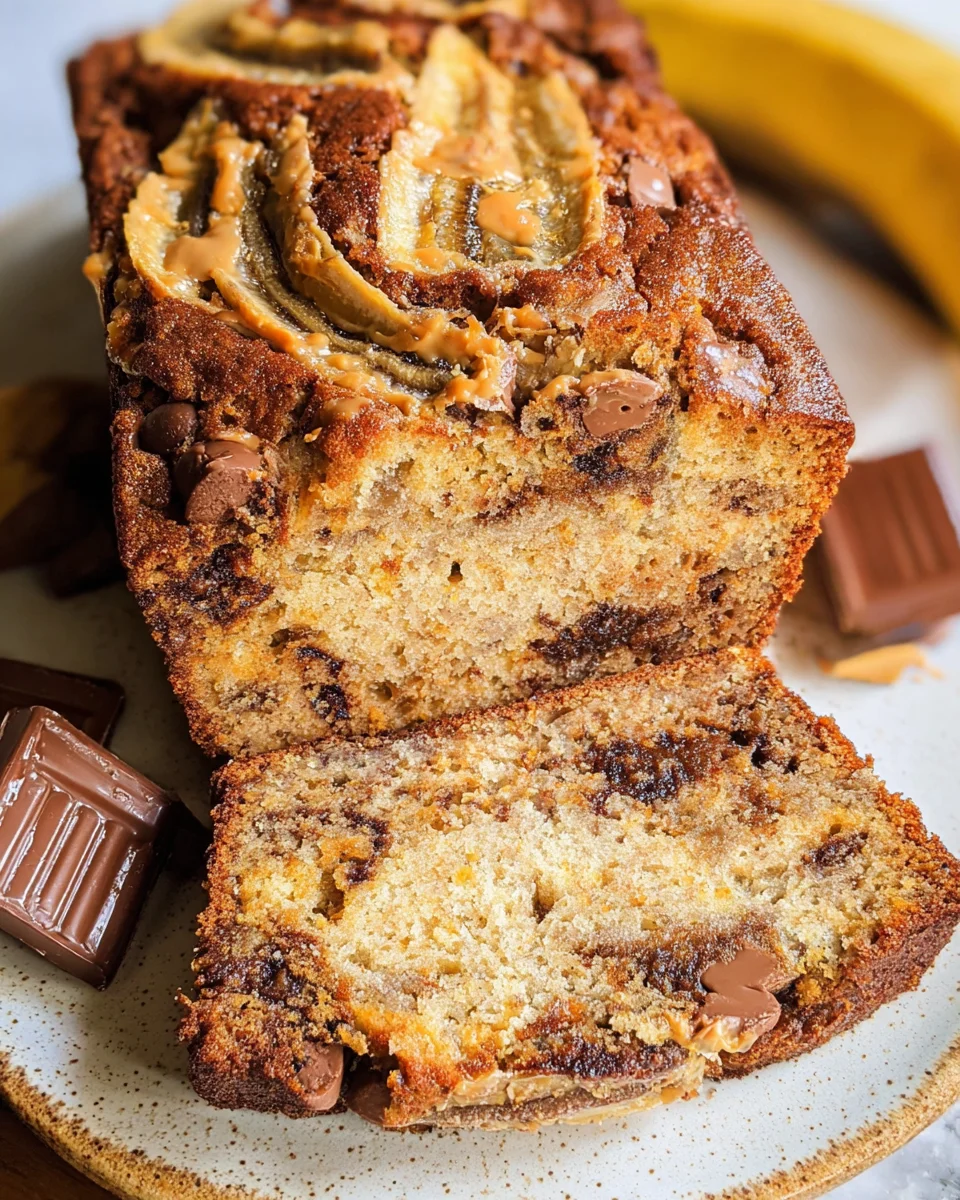 Reeses Peanut Butter Banana Bread 3