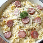 Sausage Alfredo Pasta