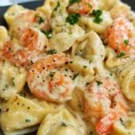 Shrimp Tortellini Alfredo
