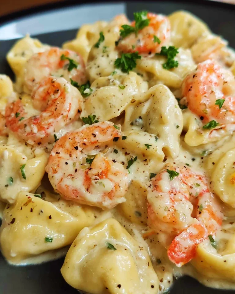 Shrimp Tortellini Alfredo