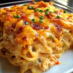 Spicy Southern Cheesy Chicken Spaghetti Casserole