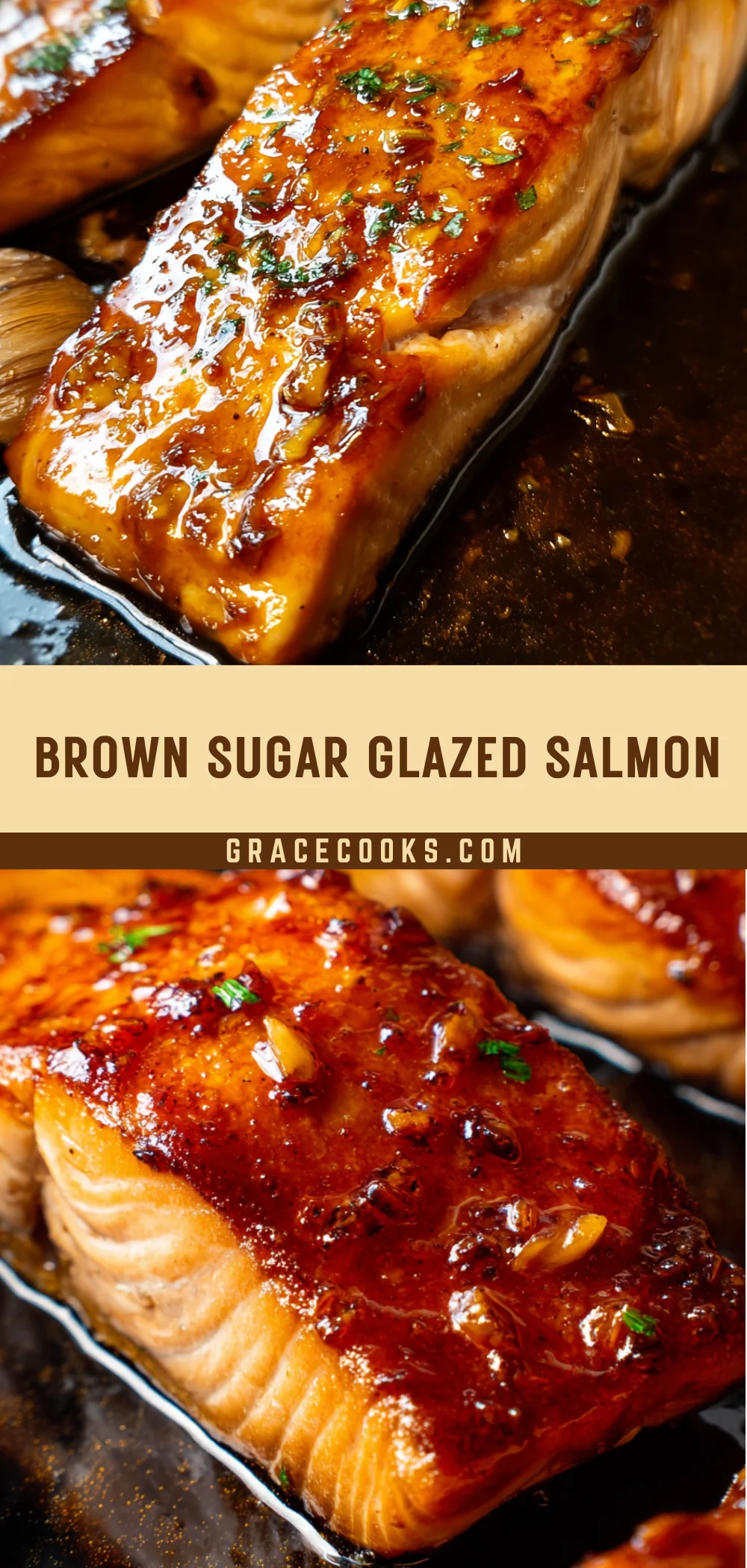Brown Sugar Glazed Salmon 23 Pinterest Hidden Image