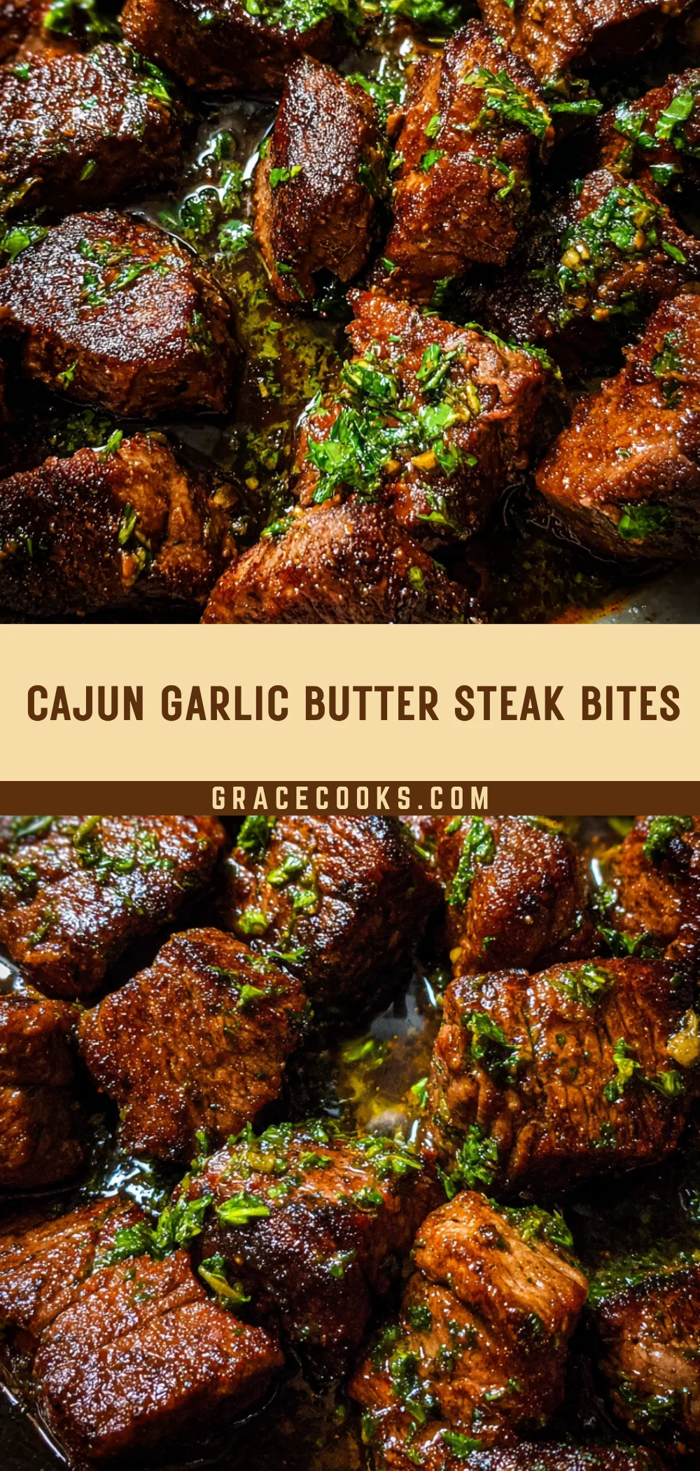 Cajun Garlic Butter Steak Bites 16 Pinterest Hidden Image