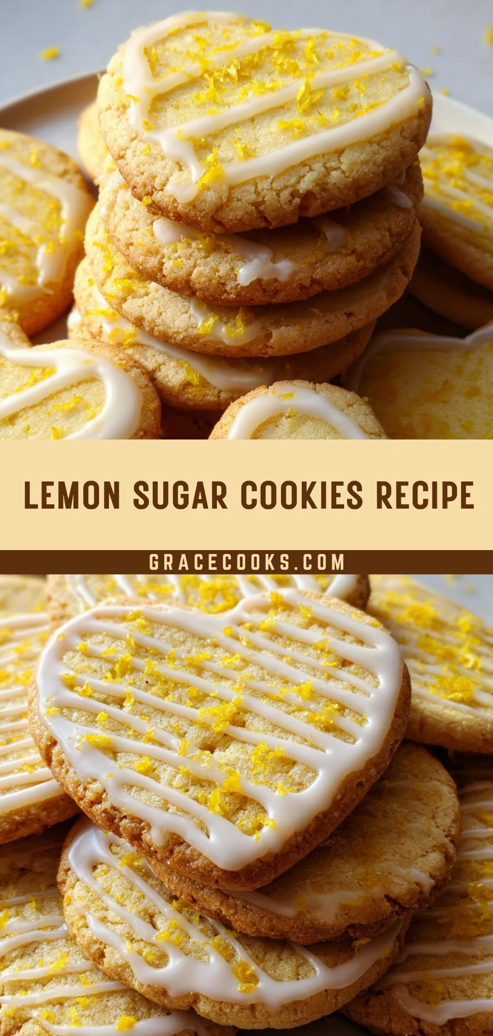 Lemon Sugar Cookies Recipe 26 Pinterest Hidden Image