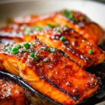 Bourbon Glazed Salmon