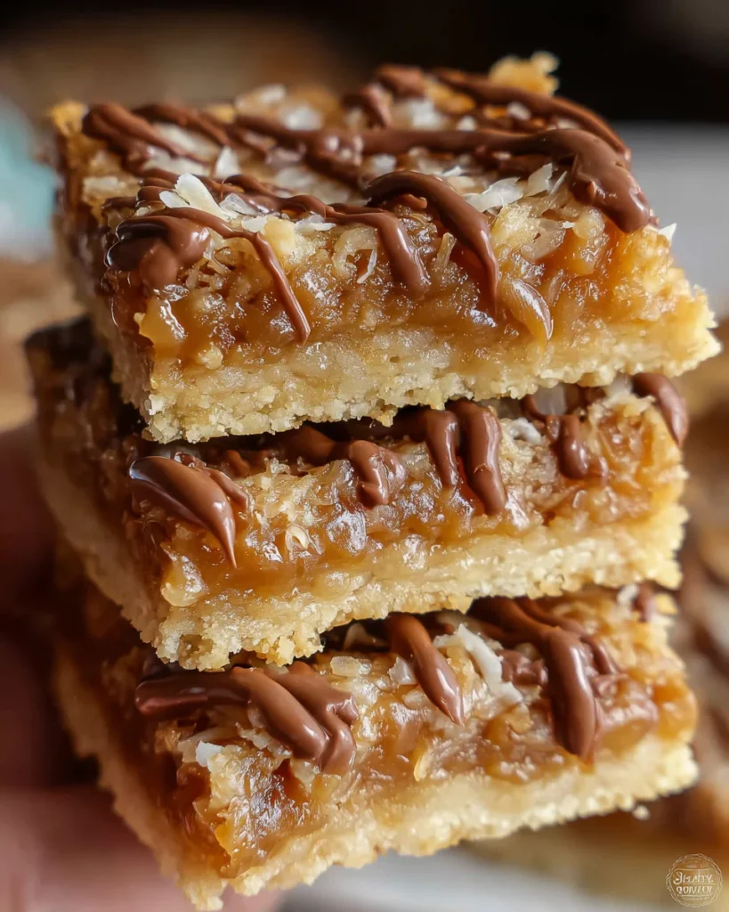 Caramel Coconut Bars