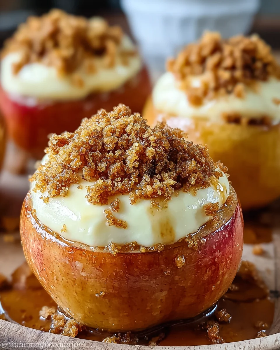 Cheesecake Stuffed Baked Apples 24 Cheesecake
