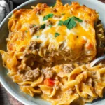 Cheesy Sour Cream Hamburger Hotdish
