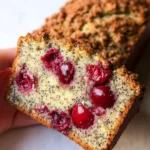 Cherry Almond Poppyseed Quick Bread