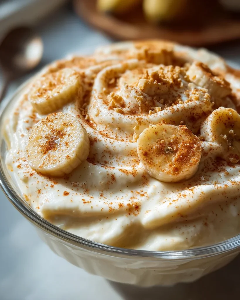 Cottage Cheese Banana Pudding