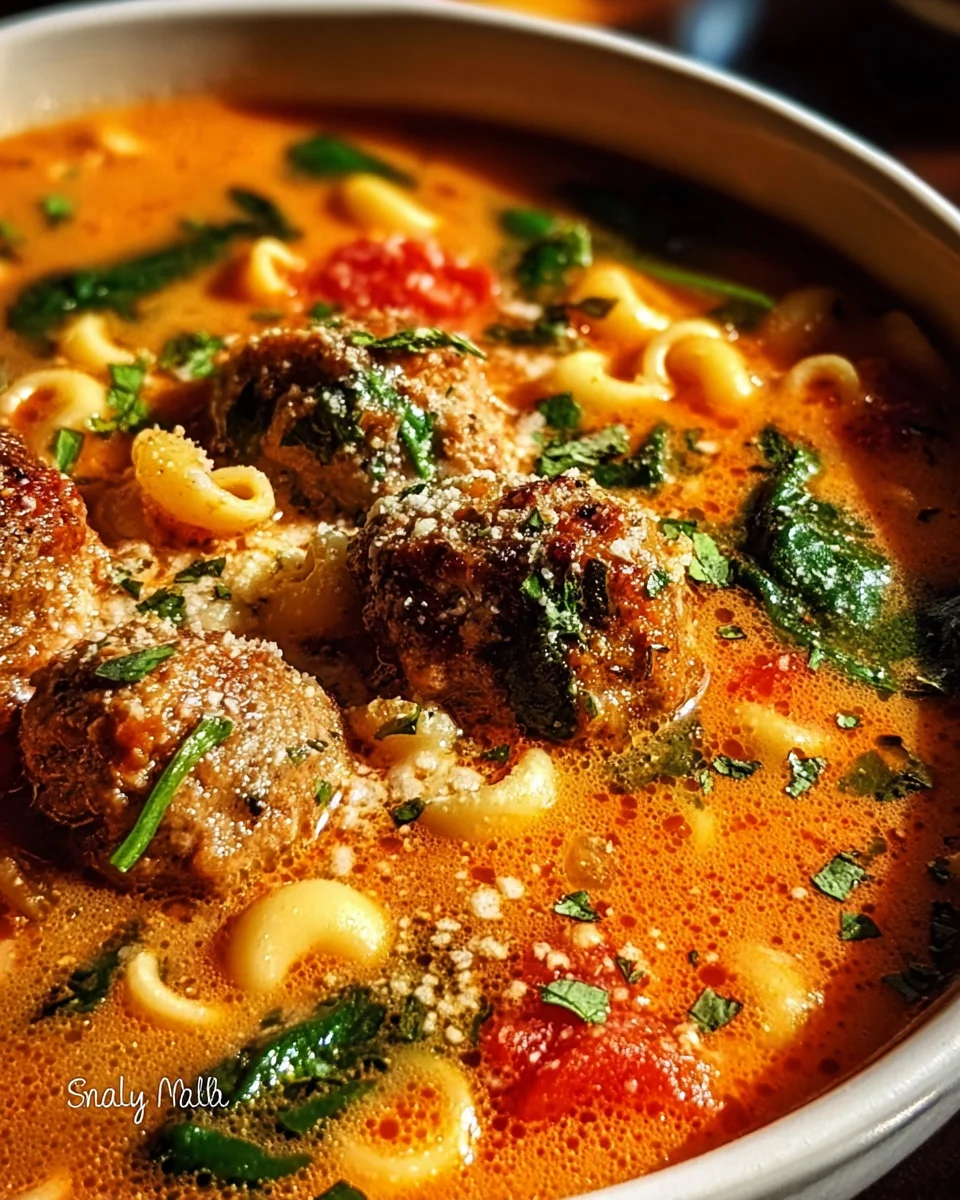 Creamy Italian Meatball Soup 23 Creamy