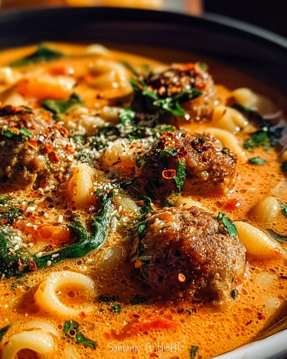 Creamy Italian Meatball Soup 24 Creamy