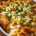 Dolly's Chicken and Stuffing Casserole