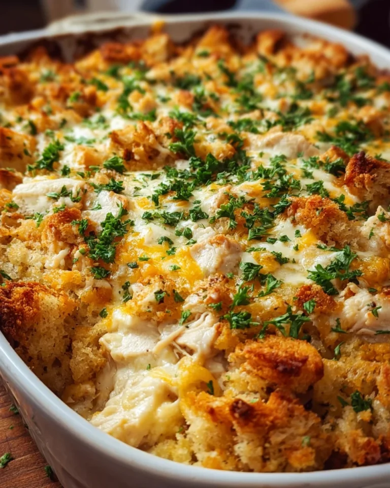 Dolly's Chicken and Stuffing Casserole