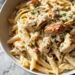 Easy Garlic Chicken Pasta