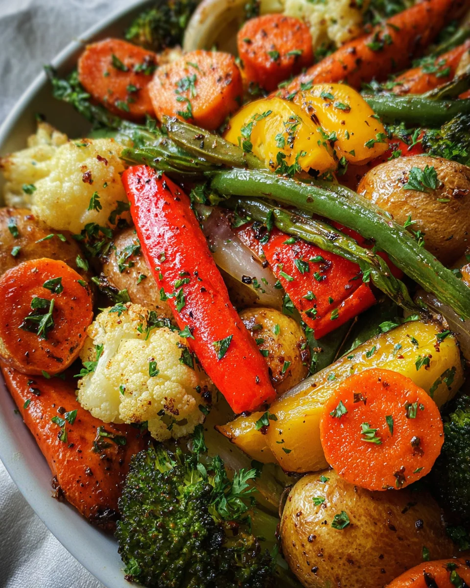 Garlic Roasted Vegetables 24 Garlic