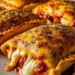 Homemade Easy Cheesy Pizza Pockets