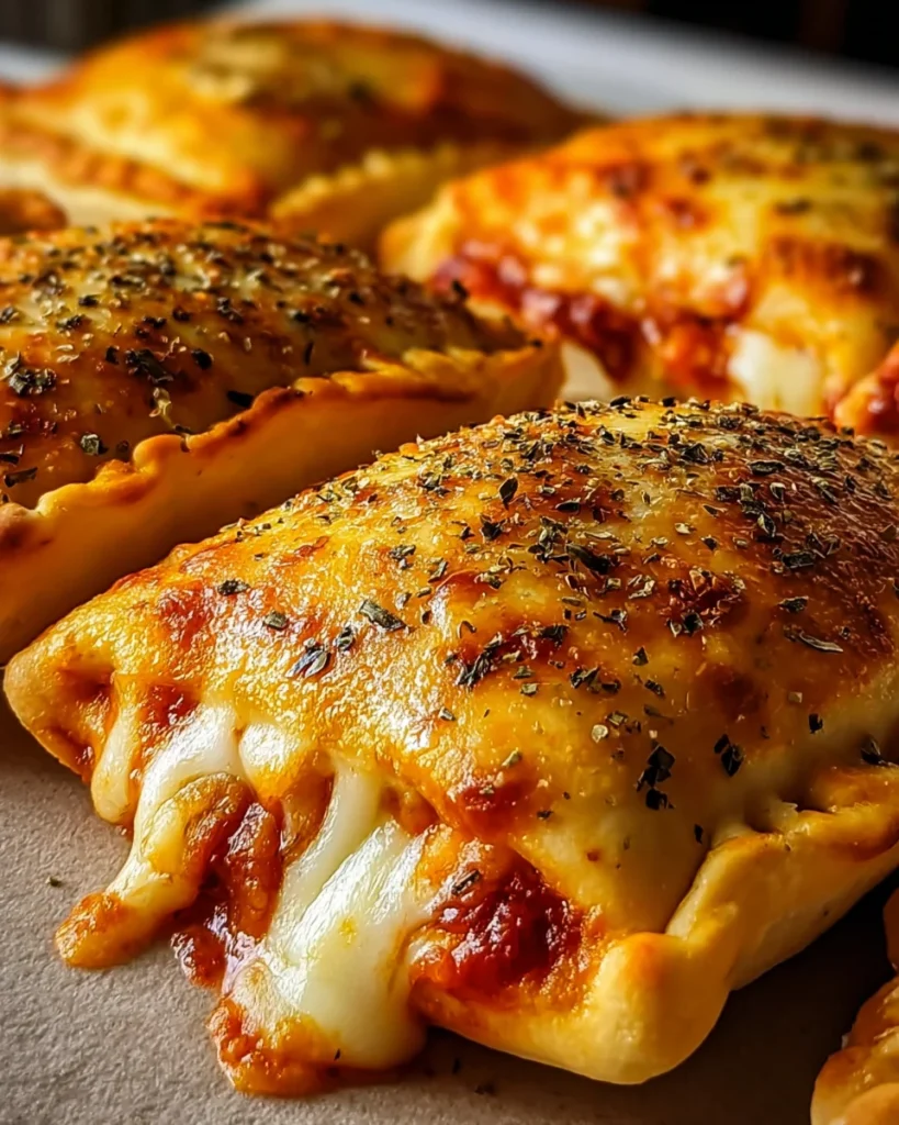 Homemade Easy Cheesy Pizza Pockets