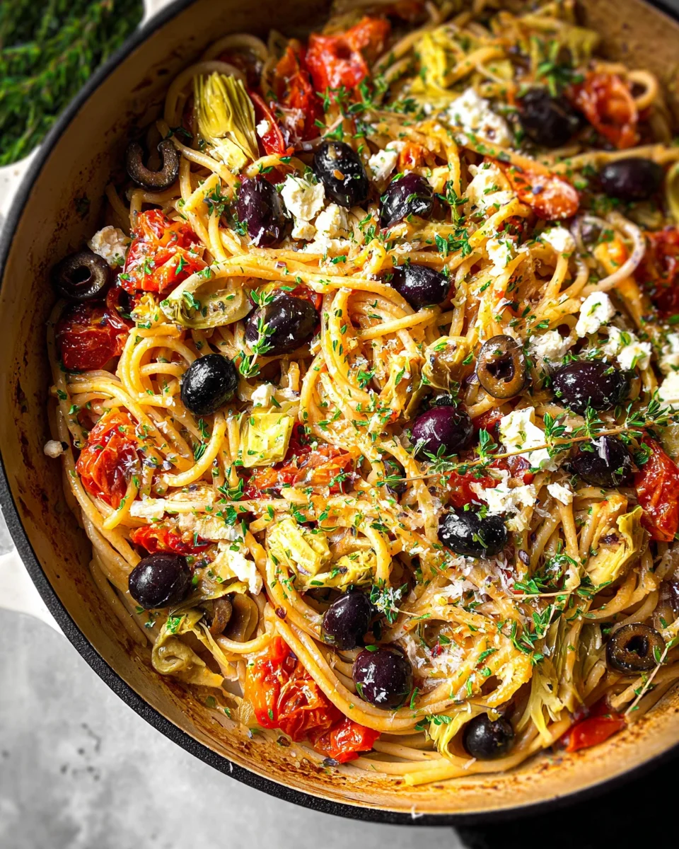 Mediterranean One Pot Pasta 24 Mediterranean One Pot Pasta