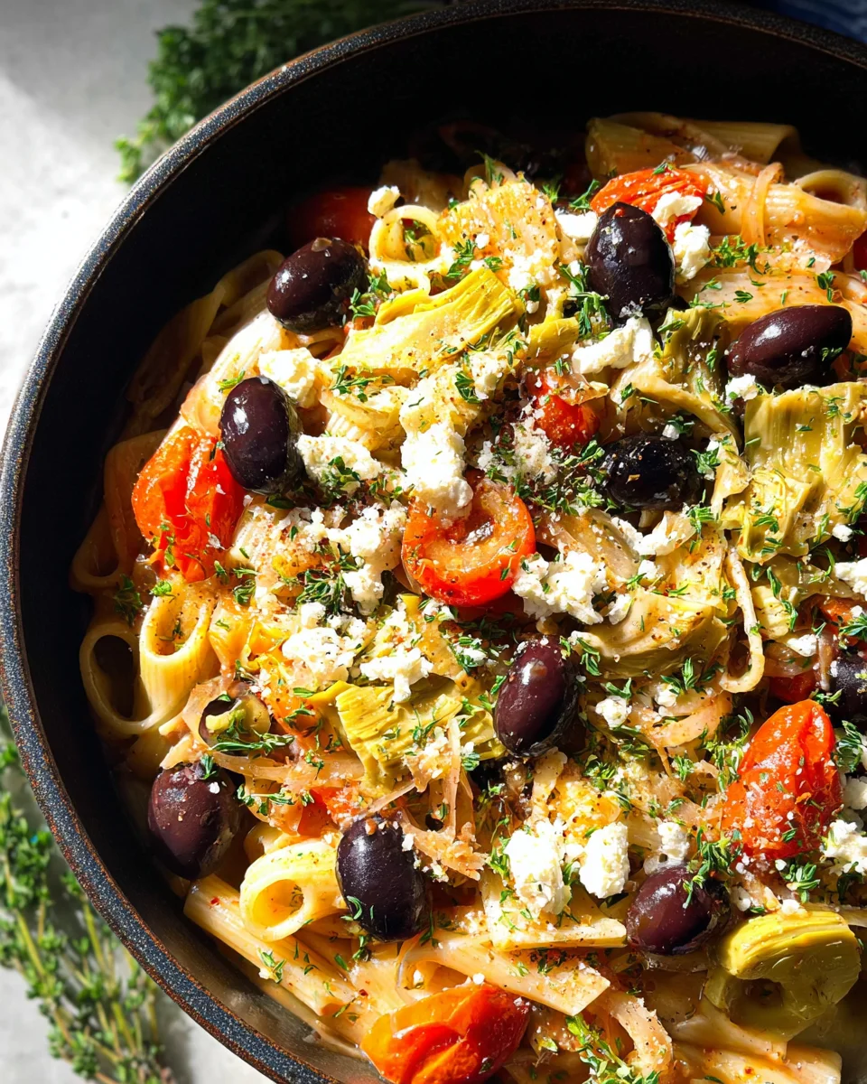 Mediterranean One Pot Pasta 20 Mediterranean