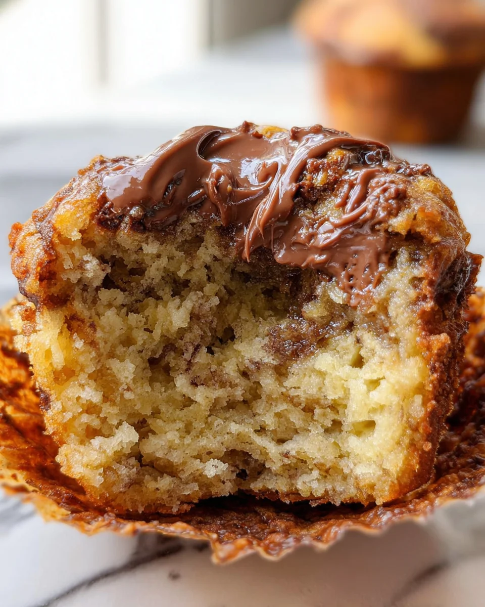 Nutella Banana Muffins