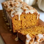 Pumpkin Bread with Maple Glaze