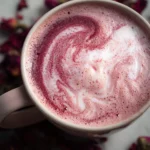 Raspberry Hibiscus Tea Latte