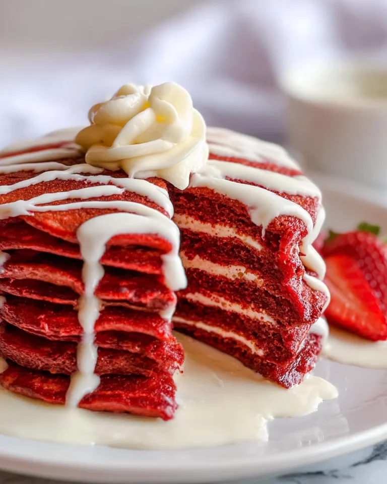 Red Velvet Pancakes