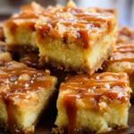 Salted Caramel Gooey Butter Bars