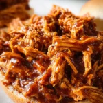 Shredded BBQ Chicken (Crock Pot Recipe)