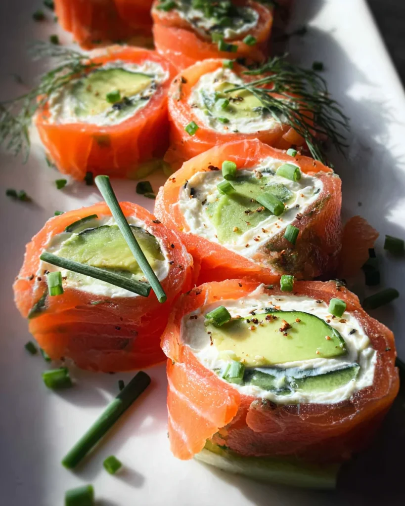 Smoked Salmon Roll Ups