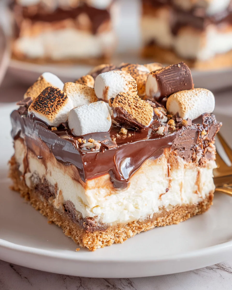 Smores Cheesecake Bars 2