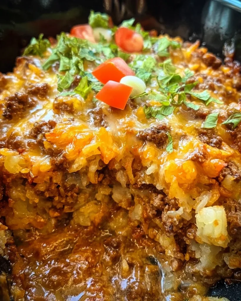 Taco Crock Pot Hashbrown Casserole