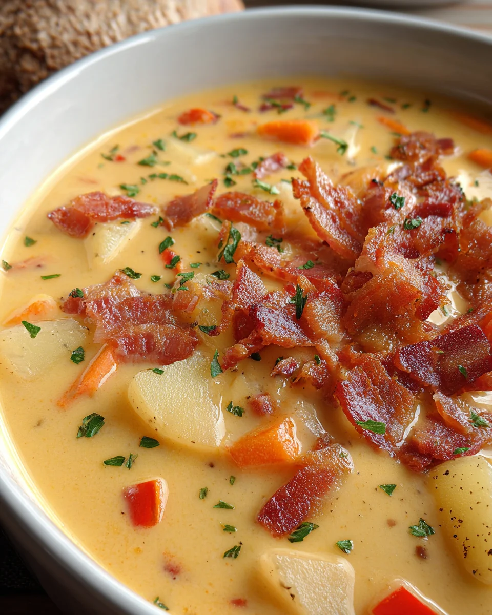 Wisconsin Bacon and Potato Cheese Soup recipe 26 Wisconsin
