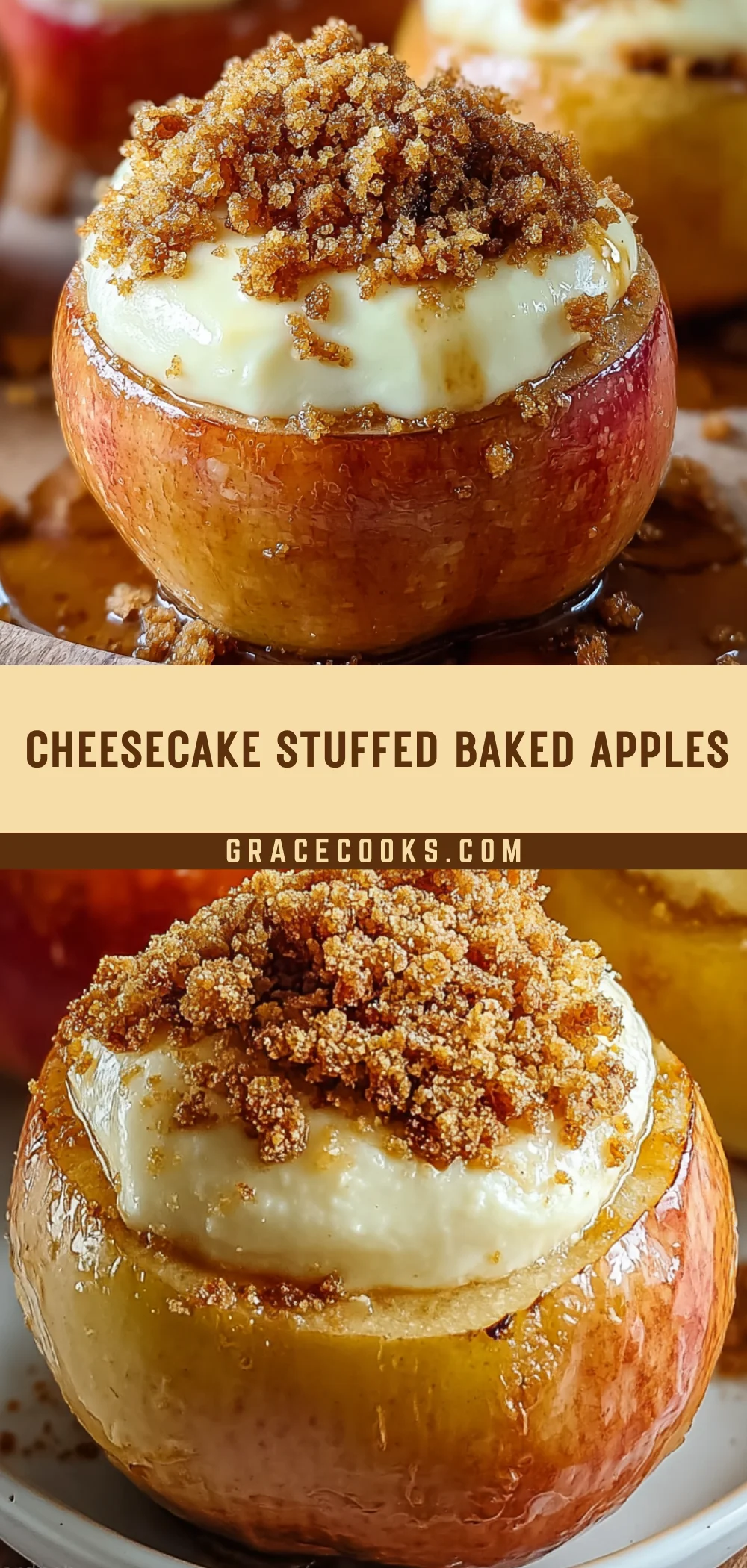 Cheesecake Stuffed Baked Apples 21 Pinterest Hidden Image